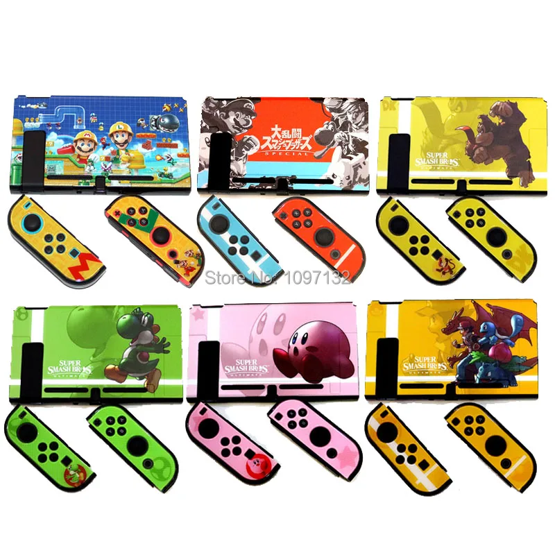 Жесткий чехол для nintendo Switch nintendo s Switch Console, пластиковый чехол Nitendo для NS nintendo Switch Joycon, аксессуары для наклеек