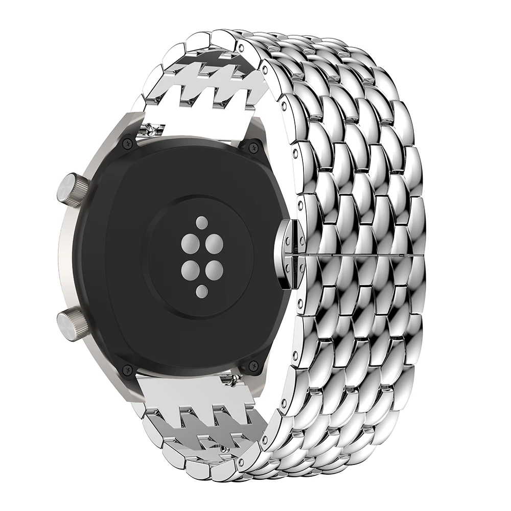 22mm Stainless Steel Metal Strap For Xiaomi Huami Amazfit Stratos 3 2 2s Bracelet Band for GTR 47MM Gtr2 Watch Straps | Электроника