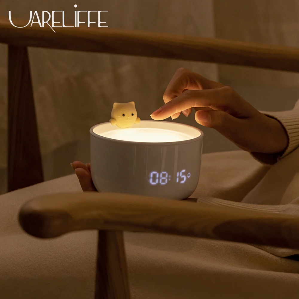 Будильник ночник умное управление светодиодные цифровые часы электронные