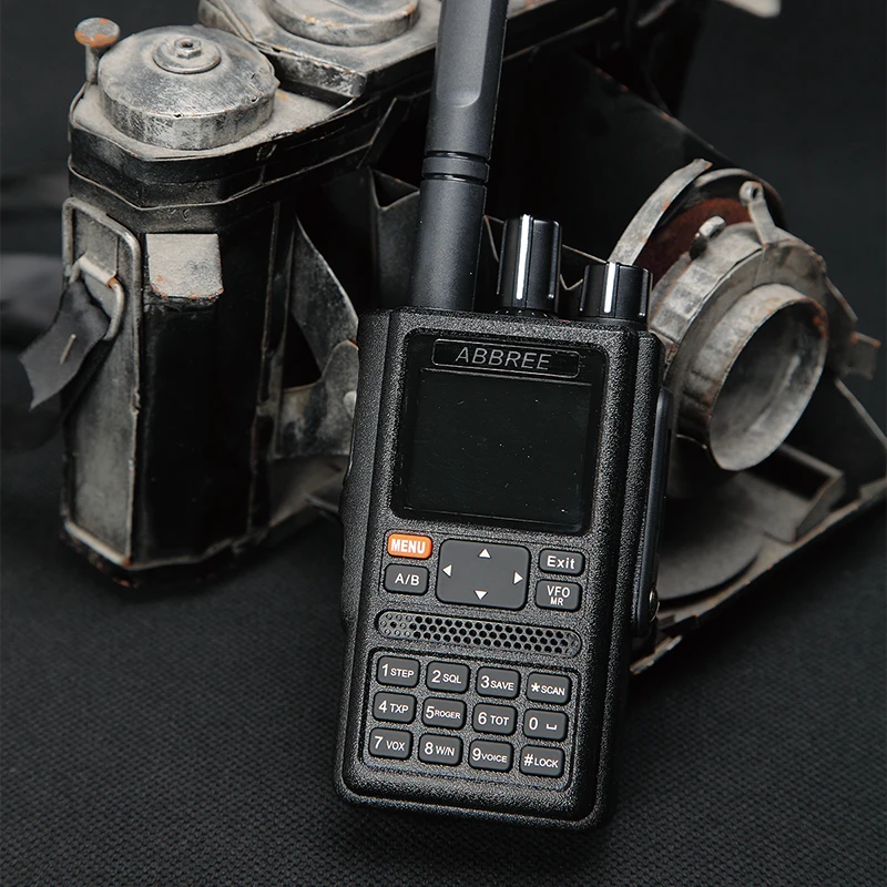 ABBREE AR-F8 gps расположение обмен всеми диапазонами(136-520 МГц) Частота/CTCSS обнаружения Walkie Talkie добавить AR-775 телескопическая антенна