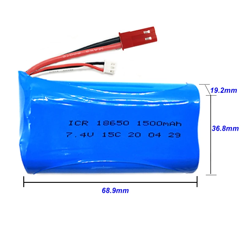 74 v 1500mah lipo батарея с зарядным устро