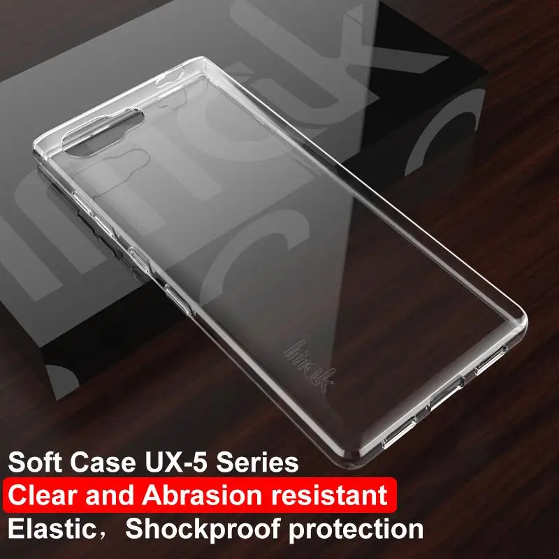 Прозрачный чехол Imak из ТПУ для BlackBerry Key2 мягкий силиконовый KeyTwo толщиной 1 3