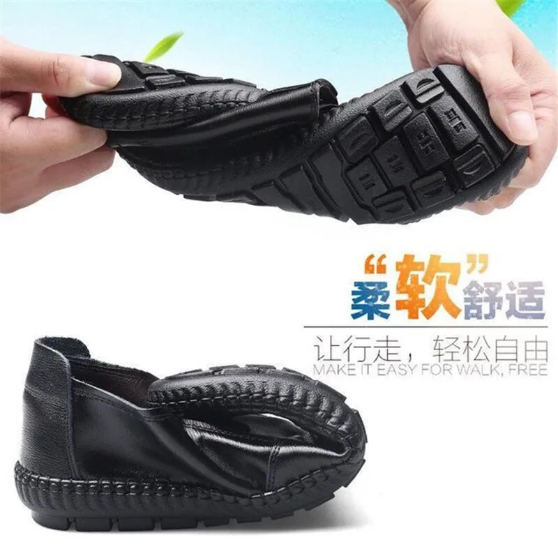 Handmade Genuine Leather Men Shoes sping autumn Business fashion Casual Brand Fashion Loafers Walking Footwear | Обувь