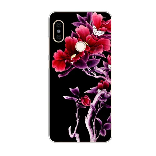Xiaomi mi a2 lite чехол, силиконовая Мягкая задняя крышка из ТПУ с цветочным рисунком для xiaomi mi a3 lite Защитные чехлы для телефонов - Цвет: GG18