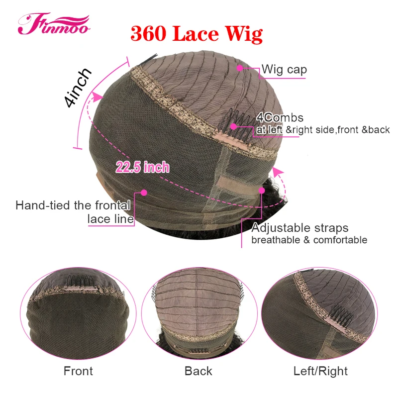 Объемная волна 370 Синтетические волосы на кружеве al парики из натуральных волос