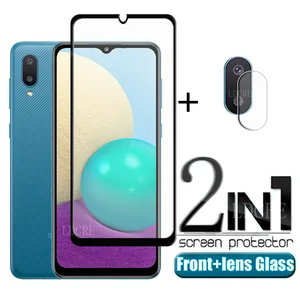 full cover tempered glass for samsung galaxy a02 glass for samsung a02 film screen protector for samsung galaxy a02 lens glass free global shipping