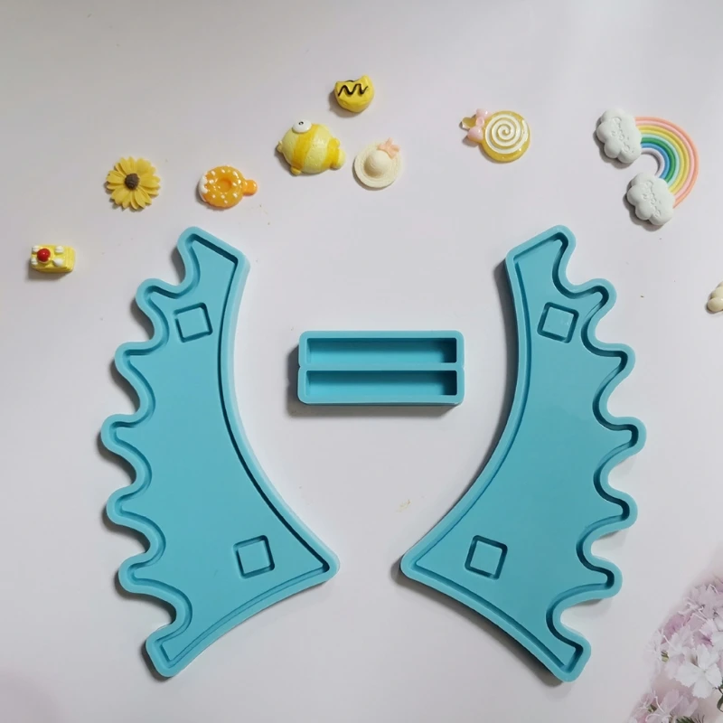 

Jewelry Display Shelf Rack Epoxy Resin Mold DIY Crafts Casting Tool Desktop Storage Stand Silicone Mould