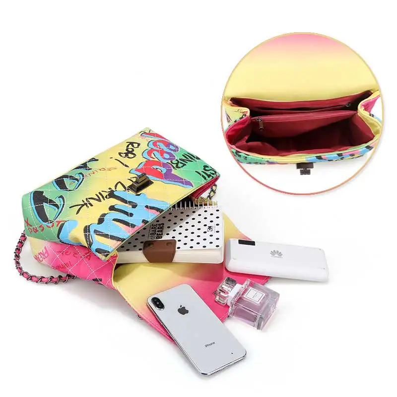 

Luxury Handbags Women Bags Designer Totes Bag Female Classic Letter Printed Shoulder Chain Bag Ladies Handbags Messenger Bag