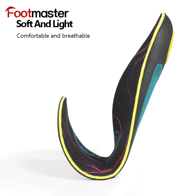 FootMaster Light Sports Orthopedic Insole EVA Insole To Relieve Flat Feet Insoles Arch Support Shoe Pad Unisex Insole