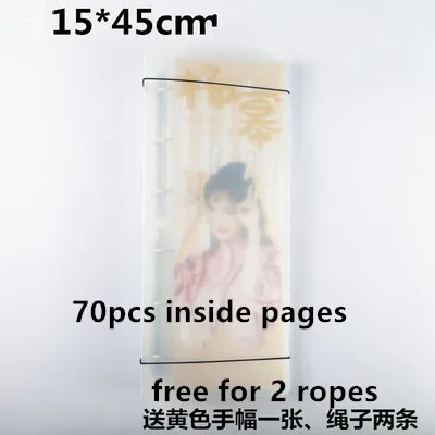 Vertical70pcspages Ручная книга для хранения баннеров, прозрачная, водонепроницаемая, kpop, аплодисменты, альбом 45*15 см - Цвет: Vertical70pcspages
