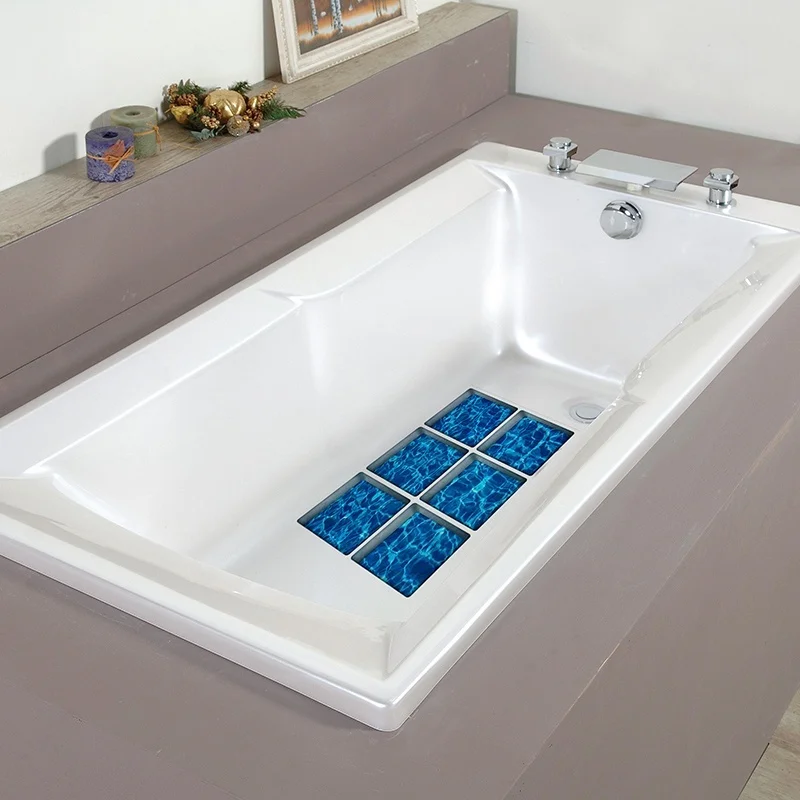 6 шт. Нескользящие водонепроницаемые наклейки для ванной 13 х13 см | Дом и сад