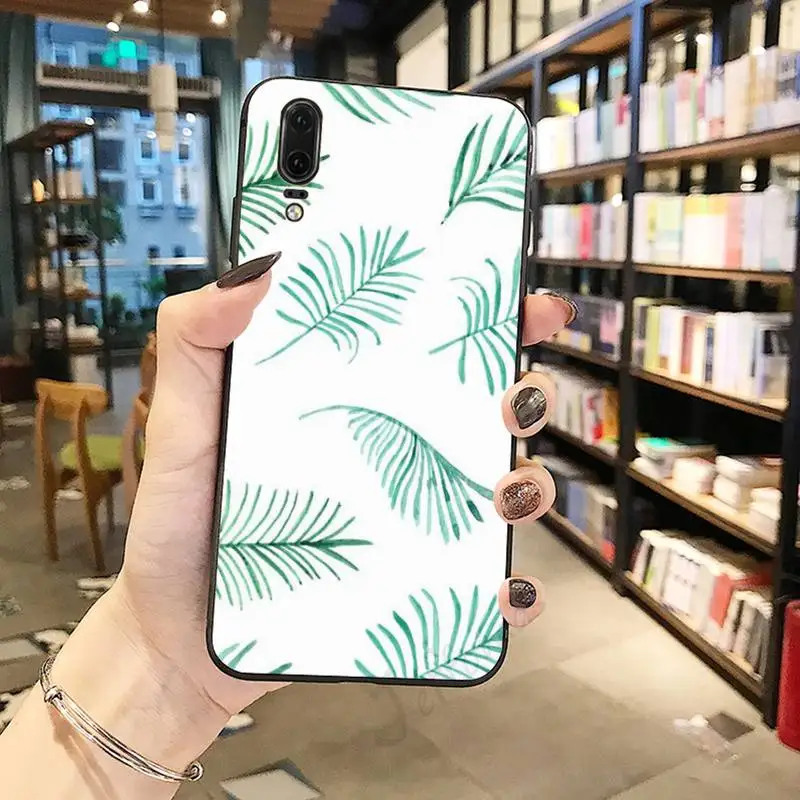 

Watercolor plants with flowers Phone Case For Huawei honor Mate P 10 20 30 40 Pro 10i 9 10 20 8 x Lite