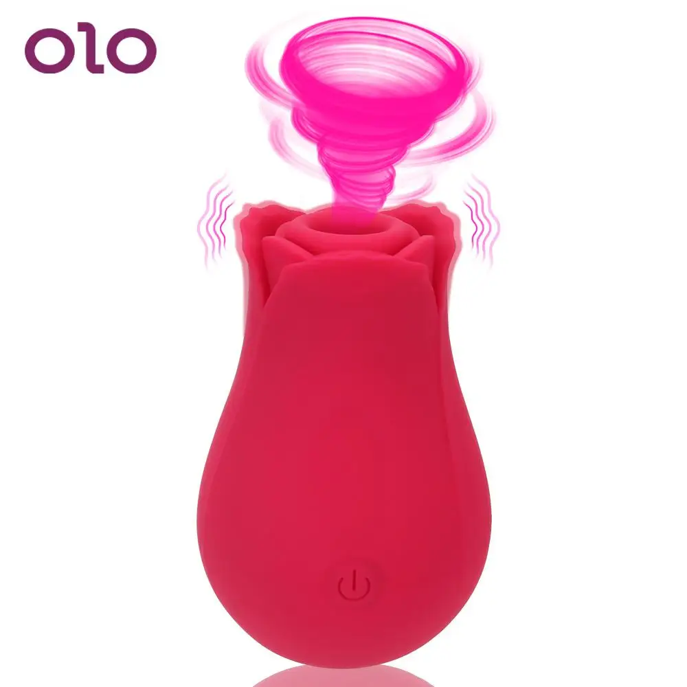 

Rose Shape Clitoris Stimulation Vaginal Sucking Vibrators 10 Speeds Oral Nipple Sucker Adult Sex Toys Products
