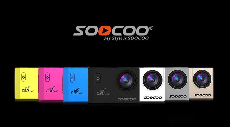 soocoo C30/C30R Экшн-камера 20MP 4K Wifi Ultra HD 1080 P/60FPS Водонепроницаемая мини-камера для велосипеда уличная спортивная DV камера