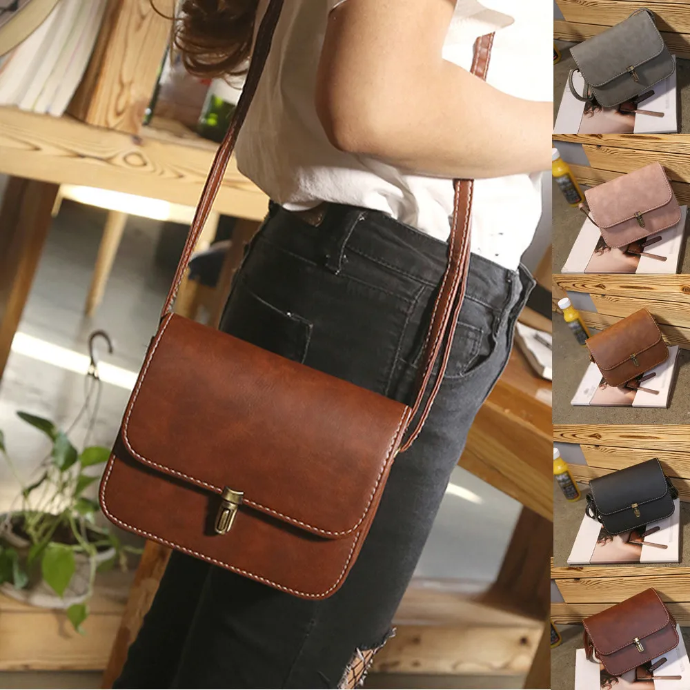 

Fashion PU Leather luxury Shoulder Bags For Women Lady Rivets Crossbody Bag Female Handbags Cross Body package Small purses