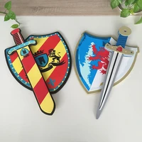 jack sparrow i am here newest eva pirate sword shield set children cosplay anime movie pirates of the caribbean toys for kids