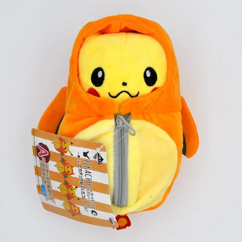 20 см Мультфильм Плюшевая Игрушка «Пикачу» Косплей Charizard Eevee кукла мягкая плюшевая Мягкая кукла игрушки спальный мешок детский подарок на день рождения