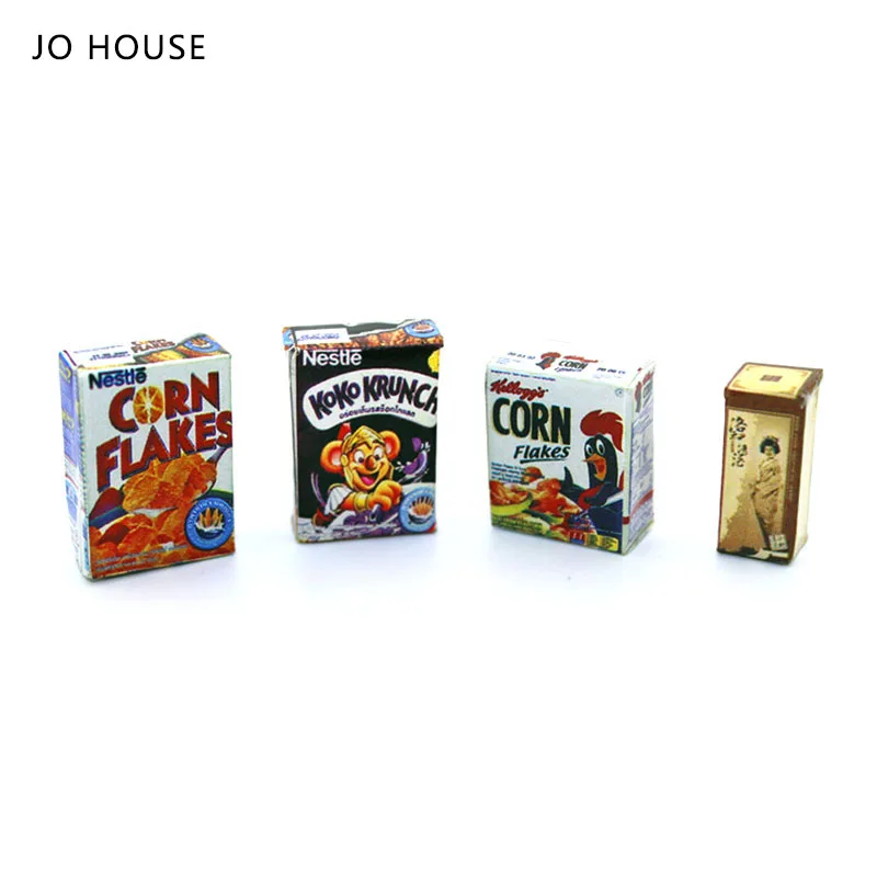 

JO HOUSE Mini Breakfast Milk 1:12 Dollhouse Minatures Model Dollhouse Accessories