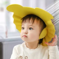baby shampoo cap ear protector baby shower cap waterproof kids spa hair wrap shower cap prevent water from entering the ears