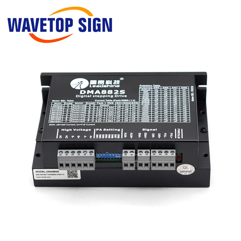 Leadshine DMA882S Драйвер шагового двигателя напряжение 20-80VAC 2 фазы 8.2A