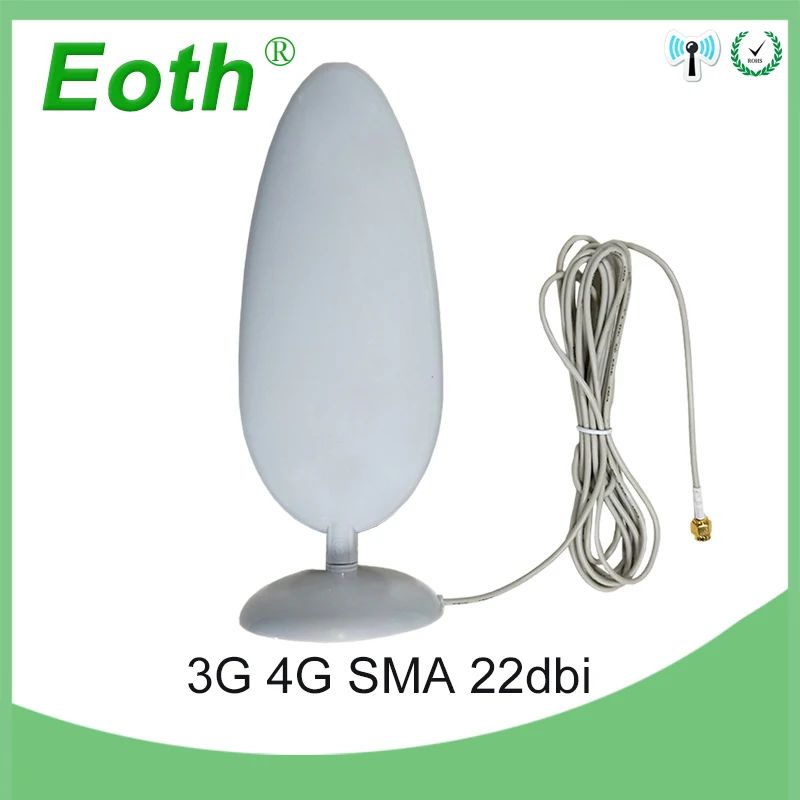 Eoth 3G антенна 4 аппарат не привязан к оператору сотовой связи 22dbi SMA Мужской TS9