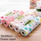 1 рулон 30*500 см кухонный коврик с принтом Антибактериальный коврик в ящик коврик в шкафчик