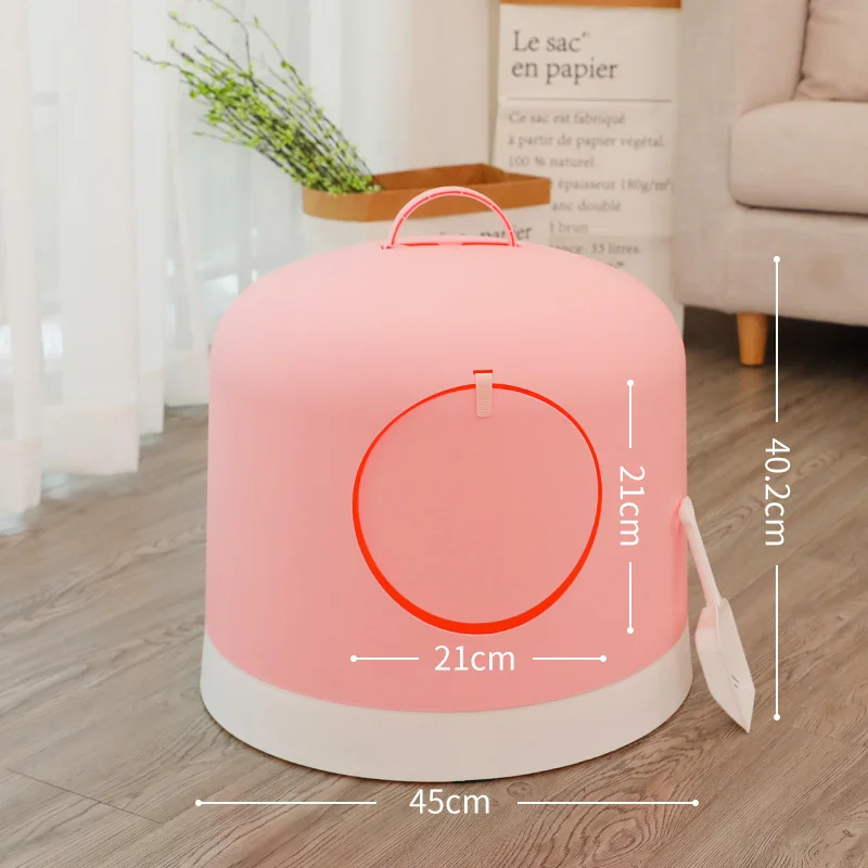 

Deodorant anti-splash cat litter box fully enclosed extra large cat's toilet household plastic pet supplies