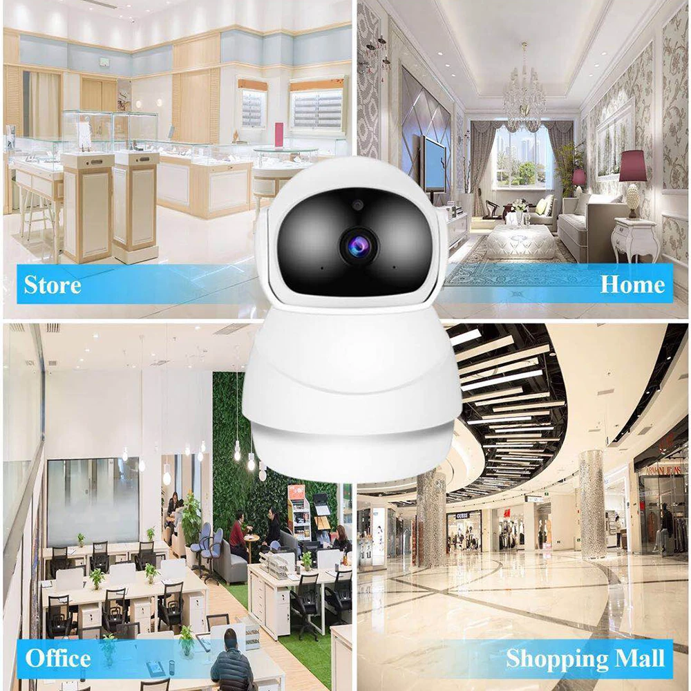 HD 1080P ночное видение беспроводной Wi-Fi IP P2P двухстороннее аудио Обнаружение