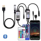 5-24 в умный светодиодный RGB RGBW Bluetooth контроллер USB 24 40 ключ ИК пульт дистанционного управления для 3528 5050 световая полоса многоцветный меняющийся ТВ ПОДСВЕТКА