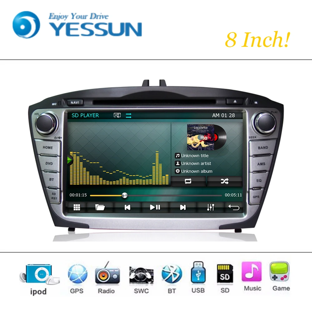 Автомобильный dvd плеер система Wince для Hyundai Ix35 Авторадио стерео GPS навигация