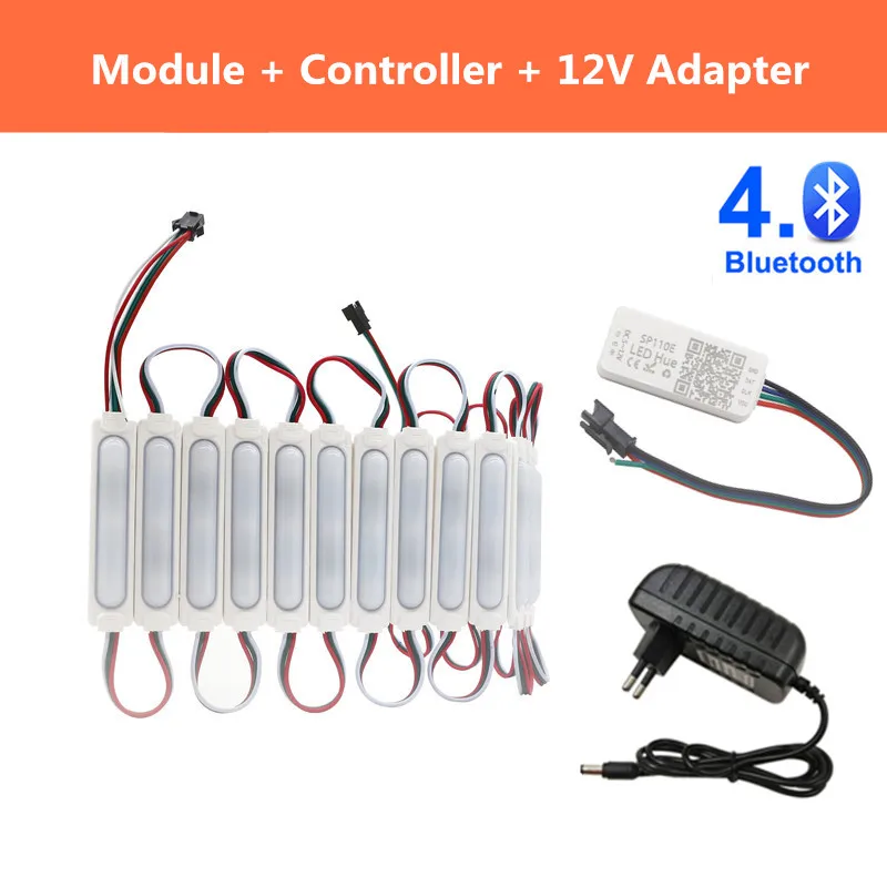 50 светодиодный s 12 мм WS2811 2811 IC полноцветный пиксельный Модуль светильник вход DC5V