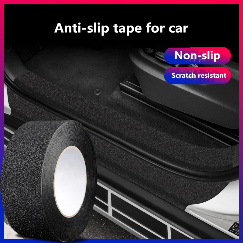 

5D Non-slip Nano Glue Car Sticker PEVA rubber non-slip tape stickers For Step wear toilet bathroom floor wear strip