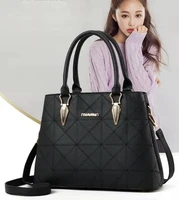 womens bag 2021 new simple middle aged womens bag korean version of large capacity one shoulder messenger bag