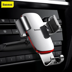 baseus gravity car phone holder for iphone x xs 78 samsung s9 universal in cd slot car holder for mobile phone mount holder free global shipping
