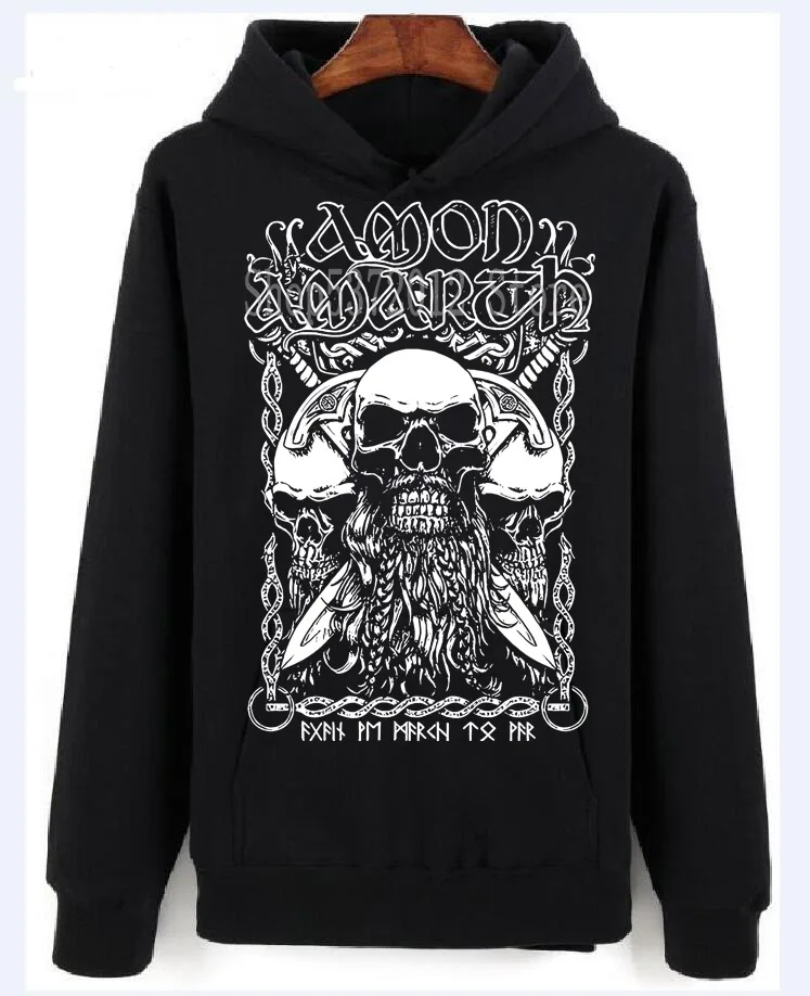Amon Amarth Black/Death metal band постер Hegg DTG (черный) S-2XL мужские брендовые толстовки с принтом