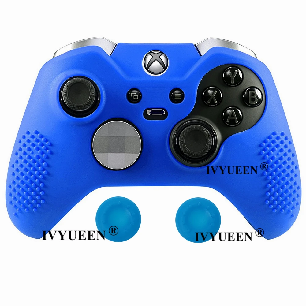 IVYUEEN для microsoft Xbox one Elite контроллер Мягкий силиконовый чехол+ 2 x палочки для большого пальца ручки управления защитная кожа