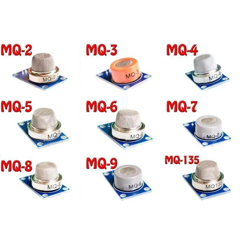MQ series kit MQ-2 ~ MQ-135 9 gas sensor Module MQ-2/MQ-3/MQ-4/MQ-5 MQ-6 |
