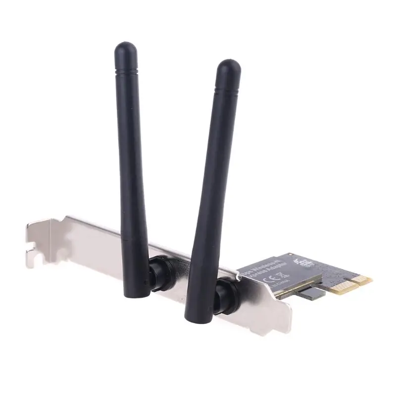 300 Мбит/с 2 4 ГГц беспроводной Bluetooth адаптер Wi-Fi PCI-E сетевая Рабочая карта PCI-Express для