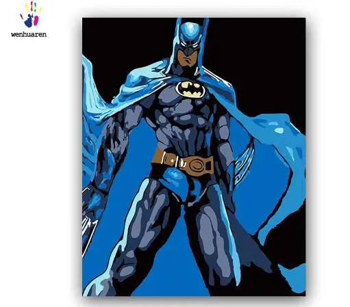 Краска по номеру художественная живопись номерам аниме Marvel персонаж | Дом и сад