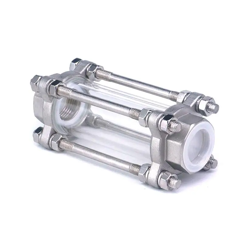 1 дюйм BSPT мама SS304 из нержавеющей стали смотровое стекло потока диполин 85 фунтов