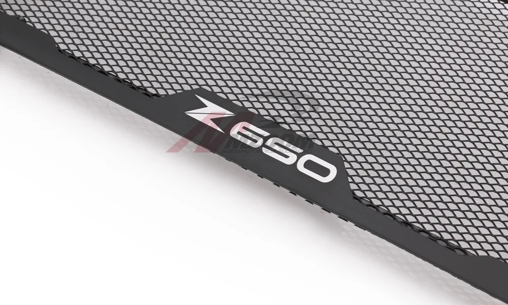 BLACK Motorcycle Radiator Guard Grille Oil Cooler Cover Street Bike Racing For KAWASAKI Z650 NINJA650 NINJA 650