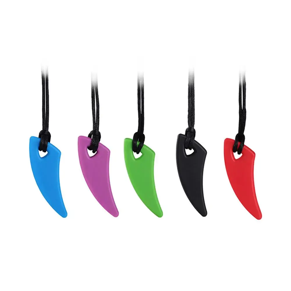 Детские Жевательные ожерелья Пищевая силиконовая сенсорная жевательная игрушка