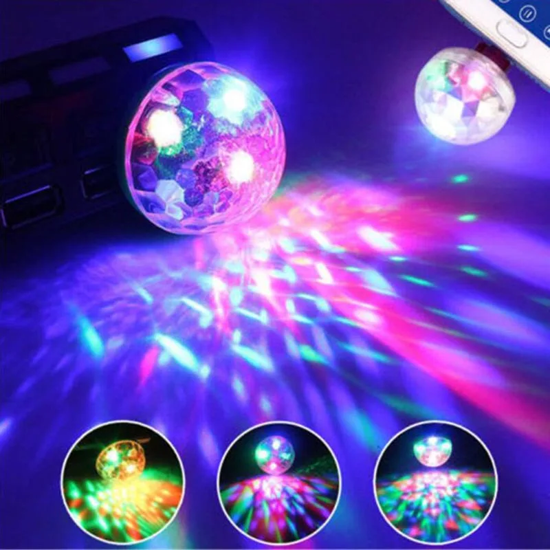 Светодиодсветильник мини лампа RGB для дискотеки 5 В USB|Эффект освещения сцены| |