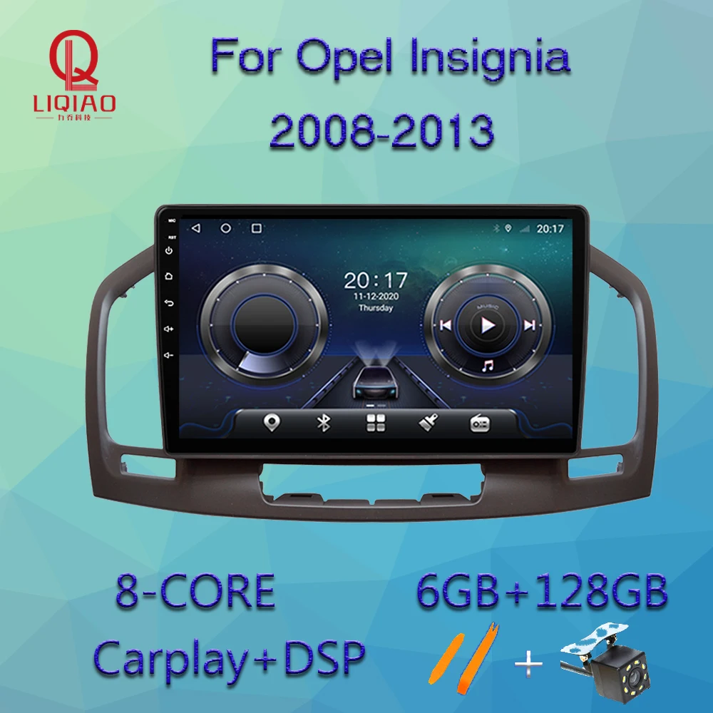 

Автомагнитола LIQIAO для Buick Regal 2009-2013 Opel Insignia 1 2008-2013 DVD 2 Din мультимедийный автомобильный плеер Android 10 Carplay Wi-Fi 4G