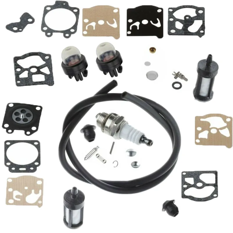 

Carburetor Repair Kit With Primer Bulb Fuel Line Filter For STIHL FS44 FS36 FS40Carburetor Repair Kit With Primer Bulb Fuel Line