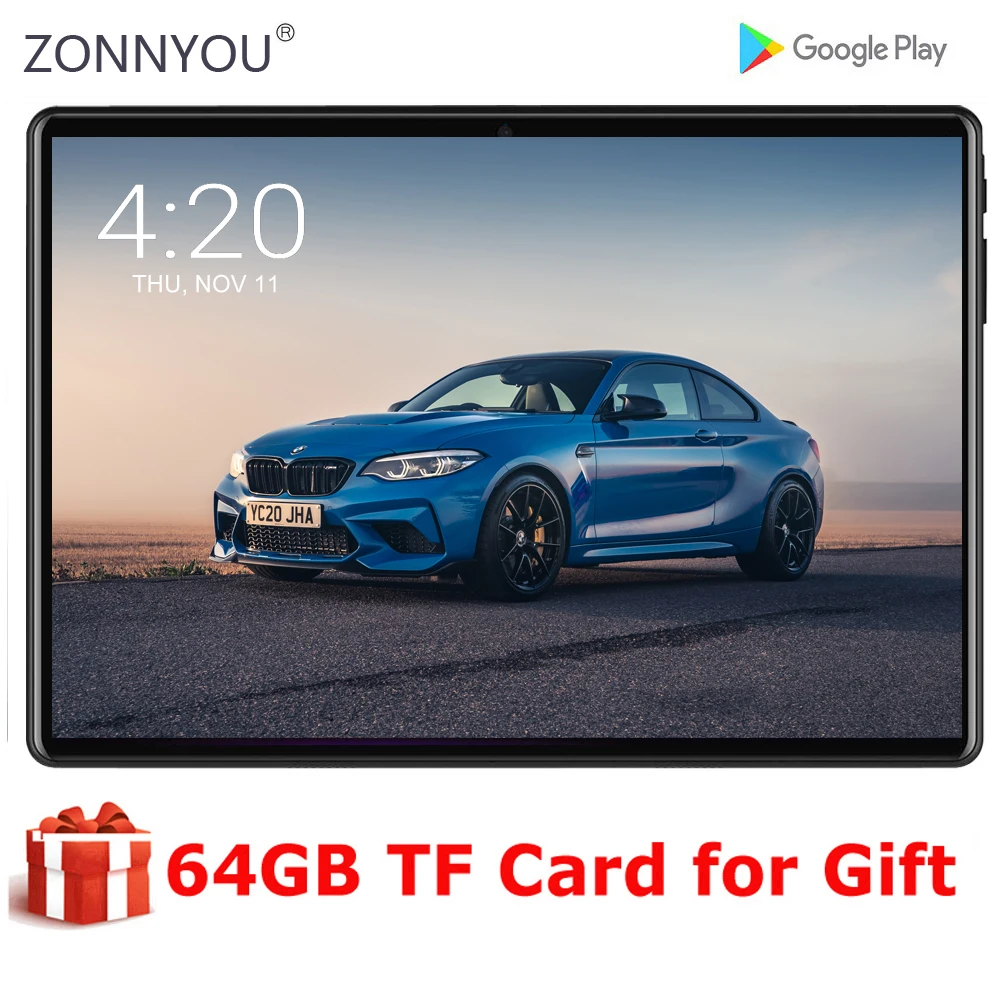 Горячее предложение ультра тонкий планшетный ПК 10 дюймов четыре ядра 4 Гб