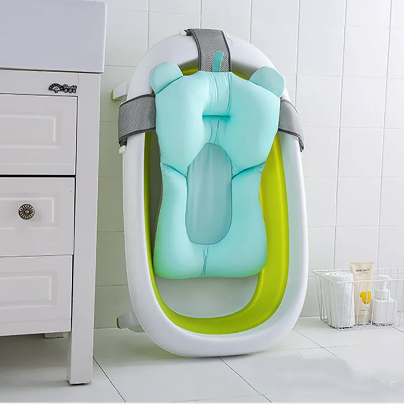 Складной мультяшный портативный Коврик для ванны нескользящий безопасная