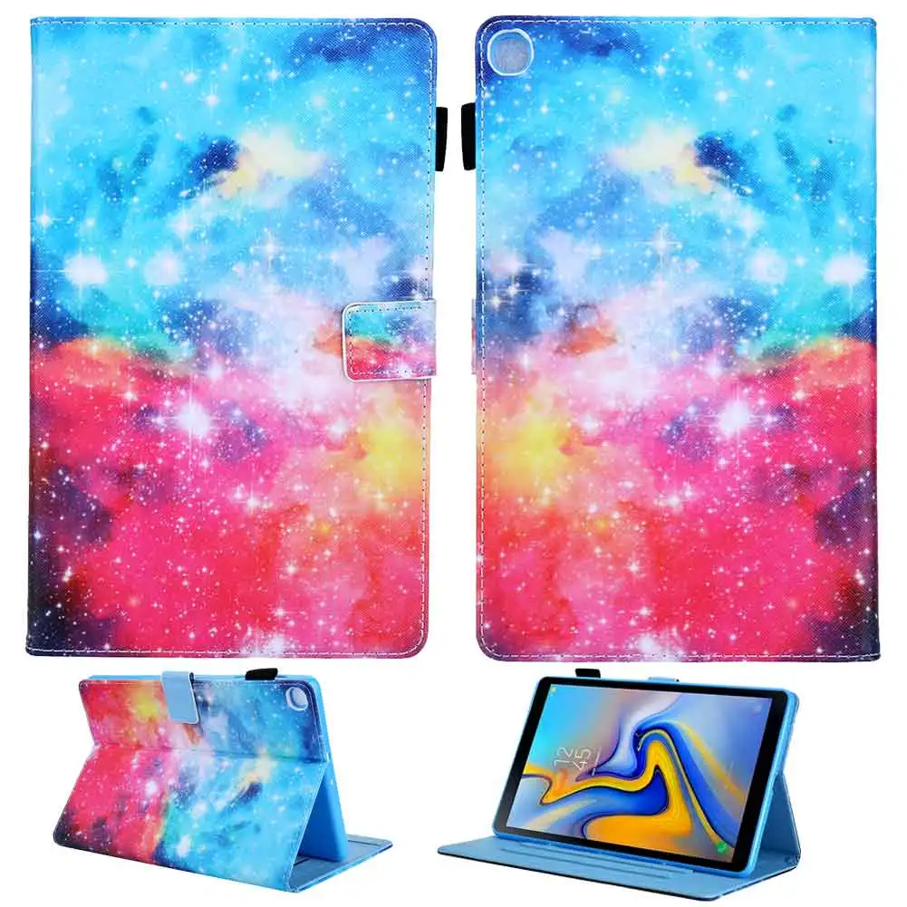 N17 Противоударный чехол с принтом для Samsung Galaxy Tab A 8," дюймов S-Pen SM-T290 SM-T295 чехол для планшета кожаный флип чехол-подставка - Цвет: N17