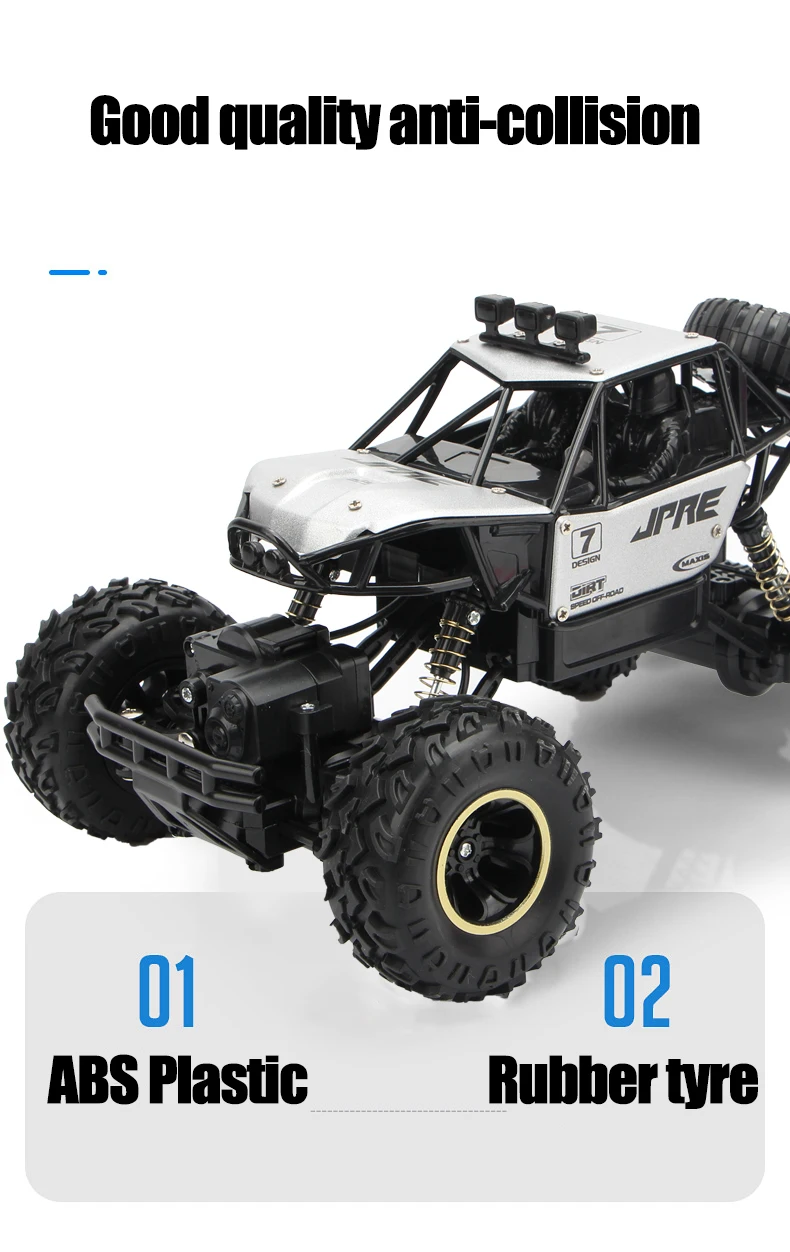 1/12 RC автомобиль 4WD альпинистский автомобиль 4x4 двойной привод двигателей Bigfoot автомобиль дистанционное управление Модель внедорожный автомобиль игрушки для мальчиков Детский подарок