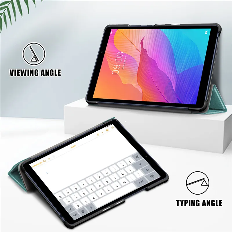 Противоударный чехол для планшетов Huawei MatePad T8 8 дюймов искусственная кожа задняя
